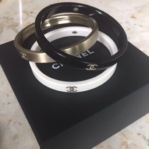 CHANEL Jewelry - SOLD on Tradesy! Chanel Bangle Bracelet Set of 3 CHANEL Jewelry - SOLD on Tradesy! Chanel Bangle Bracelet Set of 3